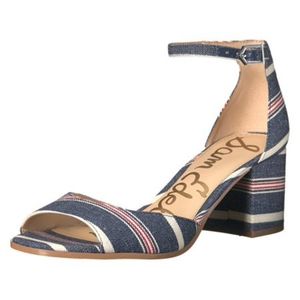 Sam Edelman Susie Sandal, Size 8.5, Striped